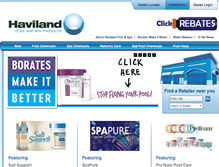 Tablet Screenshot of havilandpool.com